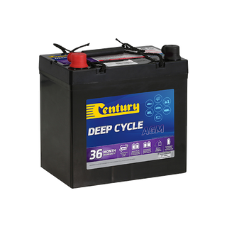 C12-55XDA Century Deep Cycle AGM Battery 12V 55AH