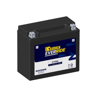 GYZ20L Century EverRide Heavy Duty AGM Battery 250CCA 18AH