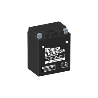 YTX14AH-BS Century EverRide Hi Performance AGM Battery 220CCA 12AH