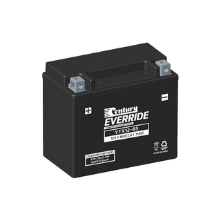 YTX12-BS Century EverRide MF AGM Battery 180CCA 11AH