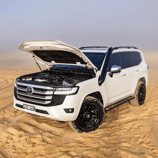 Torqit Stainless Steel Snorkel (Matte Black) for 300 Series Toyota Landcruiser