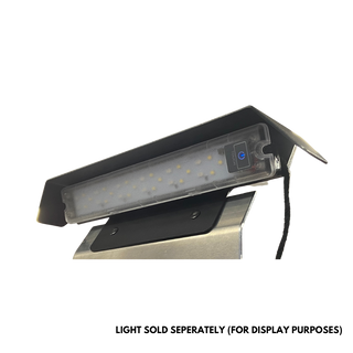 National Luna Light Jayco Exterior Mounting Plate Black