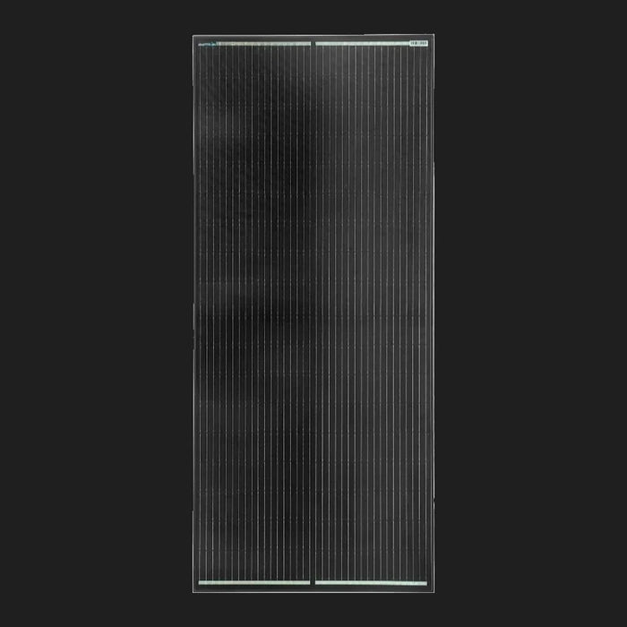 200W High Voltage Glass Perc Half Mono-crystalline Solar panel, 35mm Black Aluminium Framed Panel
