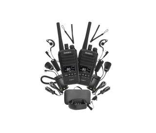 Uniden UH755 5 Watt UHF CB Splashproof Handheld Radio Deluxe Pack