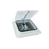 Overhead Exhaust Vent 12v 14"x 14" In White Metal Base