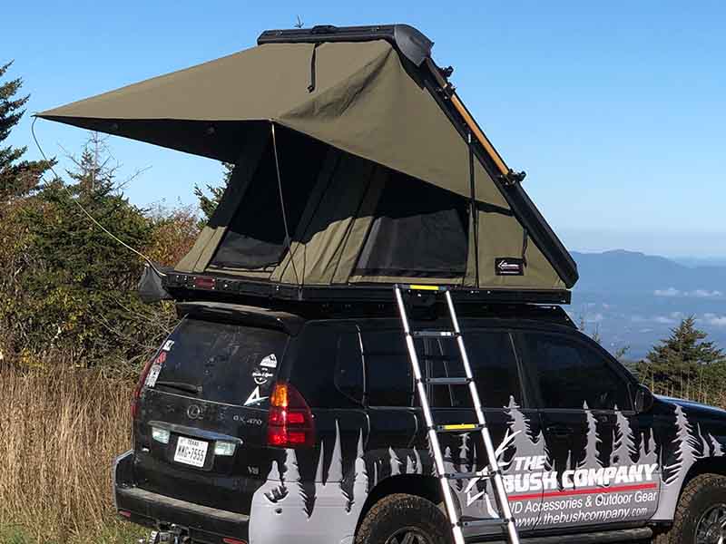 Bush Company AX27 Clamshell Rooftop Tent