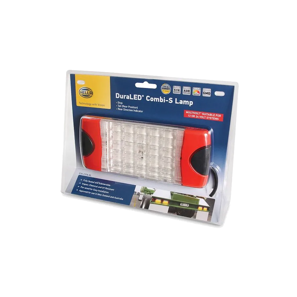 Hella - Rearlight - DuraLED Combi-S - LED - 12/24V | Stop/Tail/Indicator Lights perthpro auto