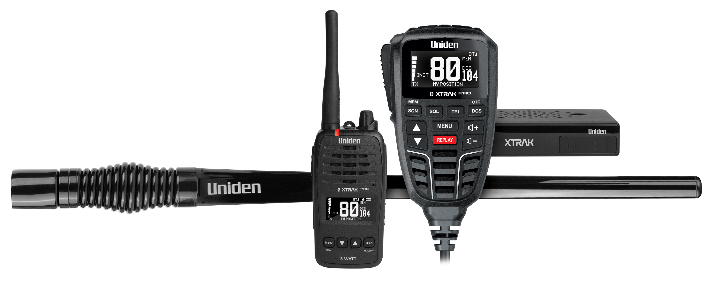 Uniden XTRAK 80 Pro Ultimate Pack UHF Radio 5 Watt