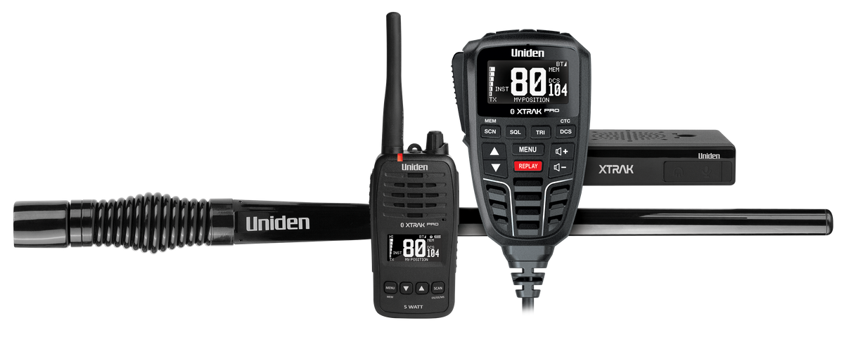 Uniden XTRAK 80 Pro Ultimate Pack UHF Radio 5 Watt
