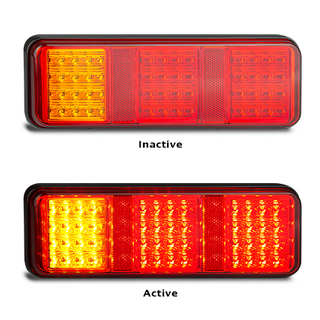 LED Autolamps - LED Stop/Tail/Indicator Reflector 12-24V