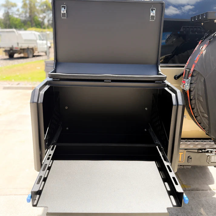 Thorburns BBQ 2.0 Accessory on a troopy