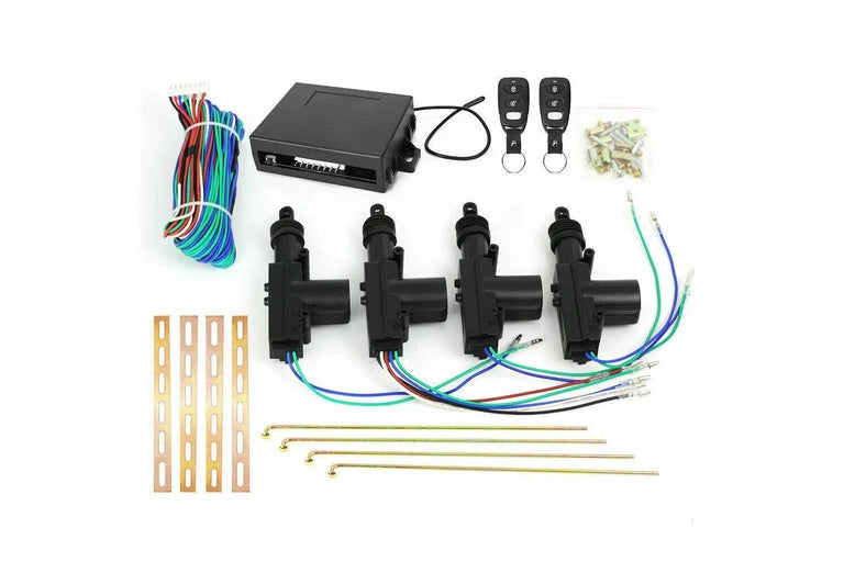 Remote Locking Auto Universal Remote Central Locking Kit – 4 Door Keyless Entry System ...