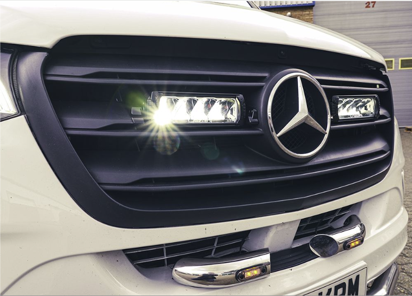 Mercedes Grille Mount