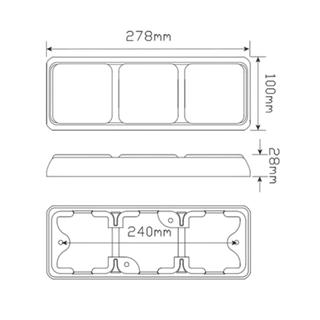 LED Autolamps - LED Stop/Tail/Indicator Lights / Reverse Lamp 12-24V