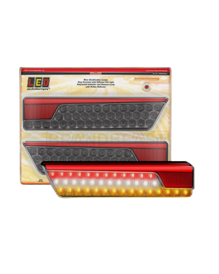 PKT 2 ZEON LED COMB LMP 10-30V STOP/TAIL/SEQUENTIAL IND/REV