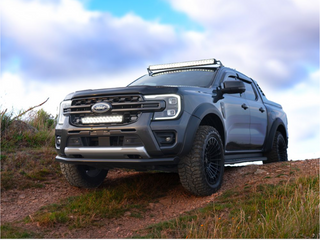 Ford vehicle grille with logo abd lazerlamps grille Kit