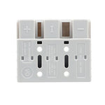 3 Way Anderson Connector Plugs 50A grey twin pack