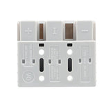 3 Way Anderson Connector Plugs 50A grey twin pack