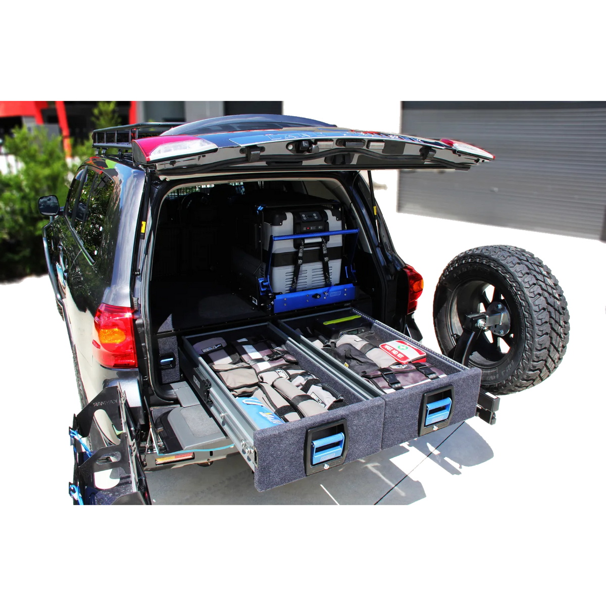 MSA 4x4 TOYOTA LANDCRUISER 300 SERIES COMPLETE DUAL STORAGE DRAWER KIT (2021 - CURRENT)