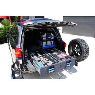 MSA 4x4 TOYOTA LANDCRUISER 300 SERIES COMPLETE DUAL STORAGE DRAWER KIT (2021 - CURRENT)