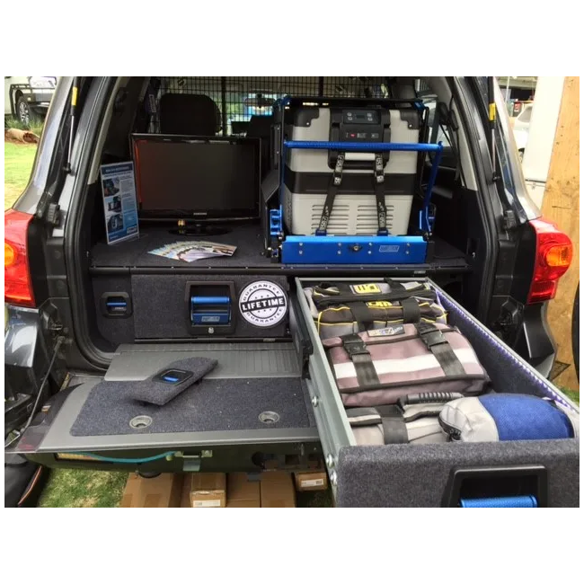 MSA 4x4 TOYOTA LANDCRUISER 300 SERIES COMPLETE DUAL STORAGE DRAWER KIT (2021 - CURRENT)