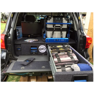 MSA 4x4 TOYOTA LANDCRUISER 300 SERIES COMPLETE DUAL STORAGE DRAWER KIT (2021 - CURRENT)