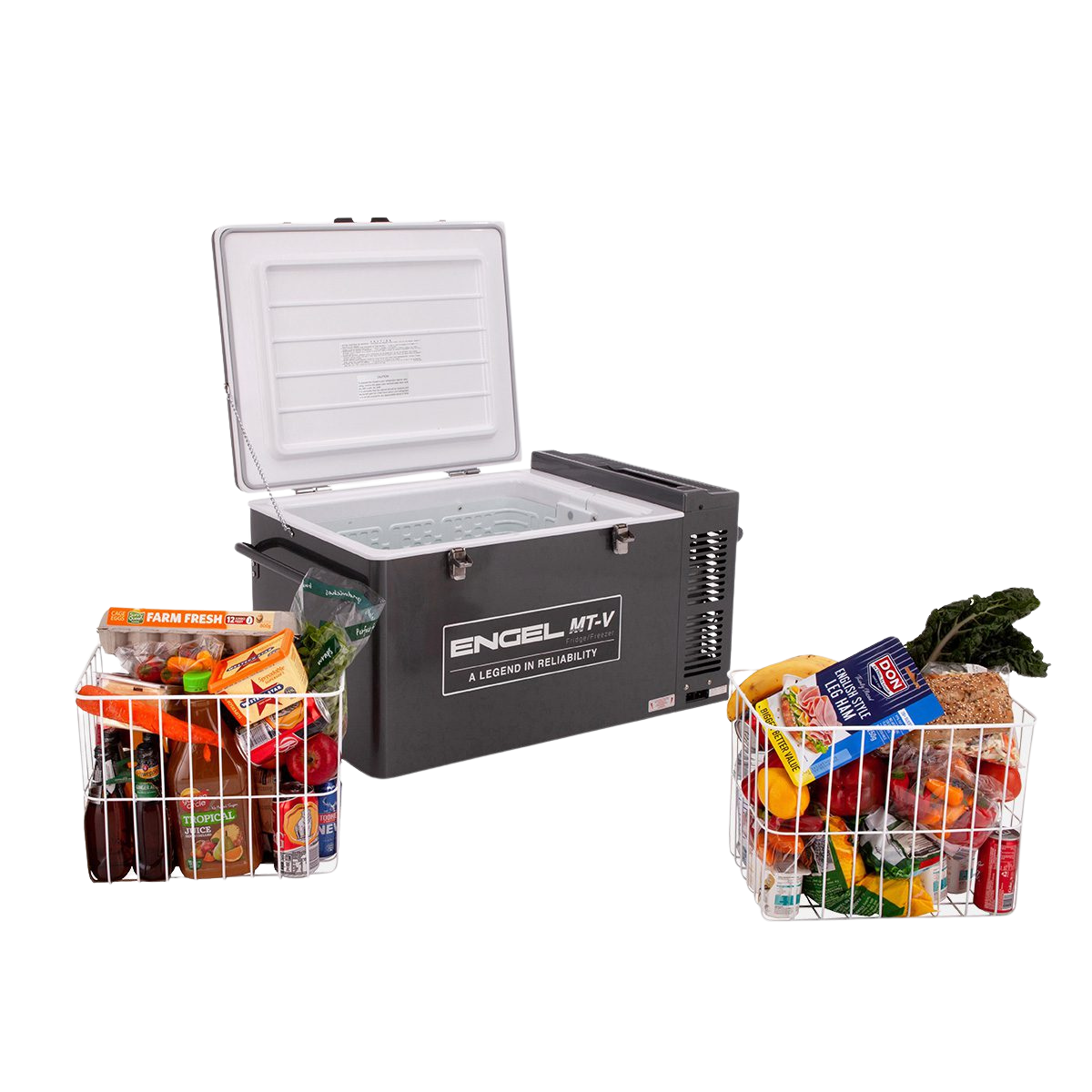 Engel MT-V Series 60 Litre, Gunmetal, 12/24V DC (2.6/1.3A) & 240V AC