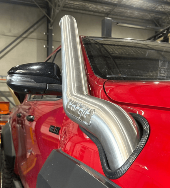 Torqit Stainless Steel Snorkel (Matte Black) for Toyota Hilux N80 2.8L