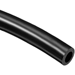 Black metal tube on a transparent background