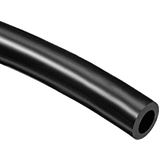 Black metal tube on a transparent background
