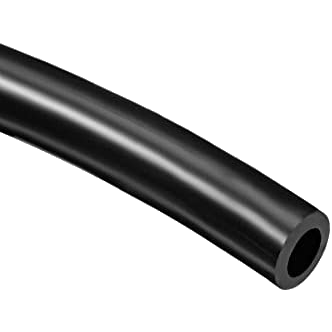 Black metal tube on a transparent background