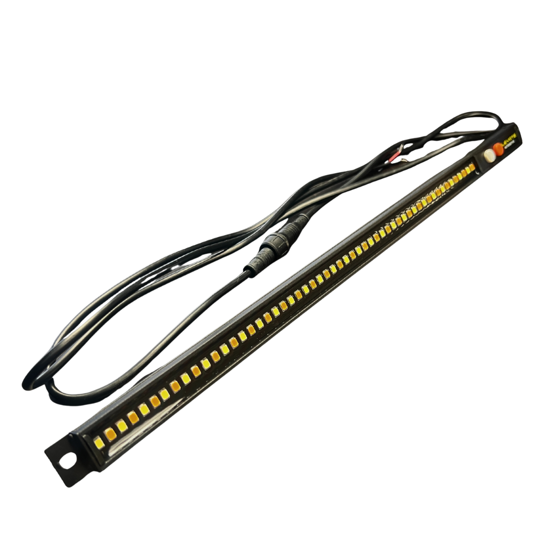 300mm Dual Colour Amber and White Dimmable LED Strip Light for 4x4, RV, and camping