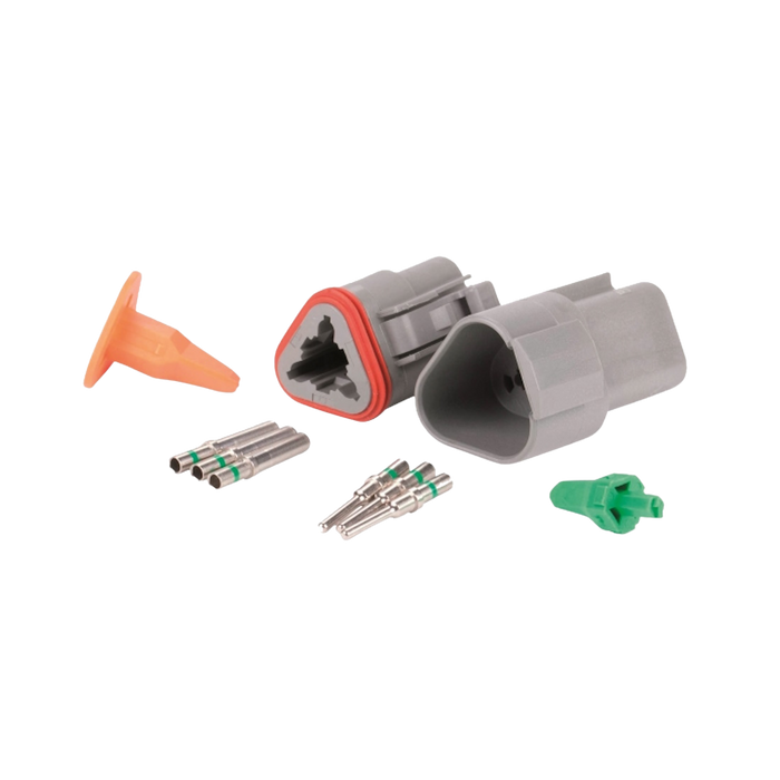 3 Pin Deutsch Plug Connector Complete Kit