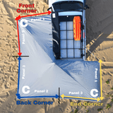 Destination 4wd 270 Awning (Back Corner Wall Only)