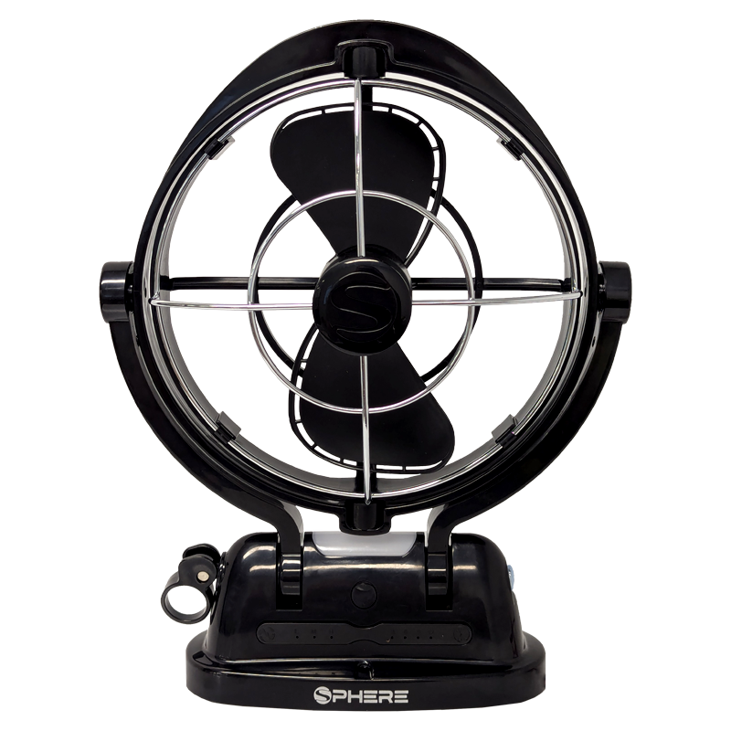SPHERE VIENTO Fan & Light with USB A&C Outputs + Remote