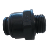 John Guest 12mm 3/8" Straight Adapter Male Plastic
