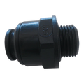 John Guest 12mm 3/8" Straight Adapter Male Plastic