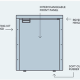 Bushman 130L Caravan Fridge Heavy Duty Upright Fridge Series - 12V / 24V