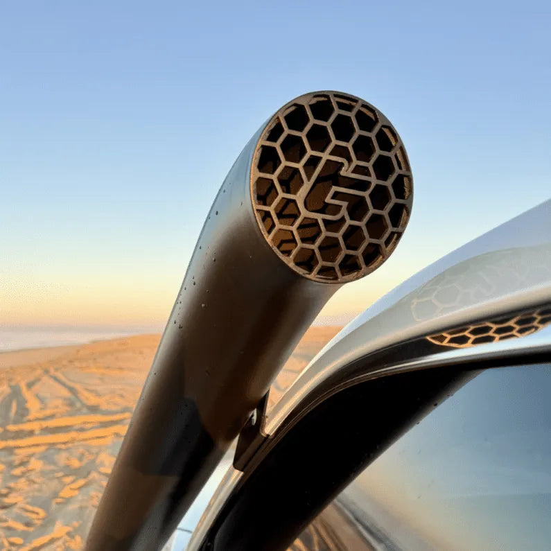 Torqit Stainless Steel Snorkel (Matte Black) for 300 Series Toyota Landcruiser