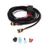 Car wiring harness kit with connectors on a white background