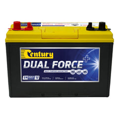 Century Dual Force+ 27X MF — 12V 750CCA 90Ah AGM Dual Purpose Battery
