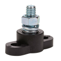 Junction Block black / red Insulated Stud 10mm