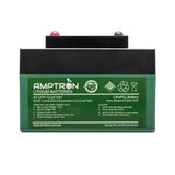 Amptron Lithium Battery 12V 22Ah LiFePO4 Golf Cart with Charger Combo kit