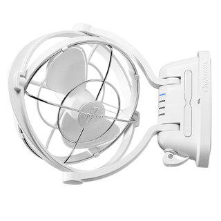 Caframo Sirocco II 12/24V White 7" Gimbal Fan w/ 3 Speed