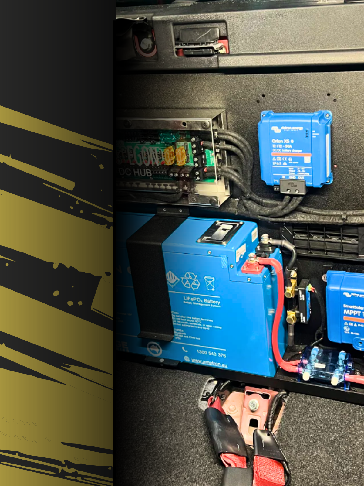 Behind-the-seat 
Lithium Battery Kits