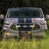 Ford vehicle with Lazer Lamps Grille Kit – Ford Transit Custom Sport (2024+) in a natural setting