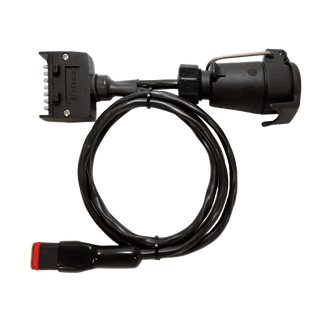 Adaptor Flat 7pin to Lrg Round 7pin socket