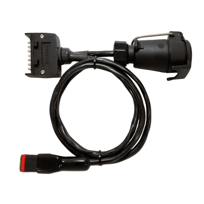 Adaptor Flat 7pin to Lrg Round 7pin socket