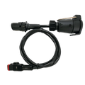 Adaptor Sml Round 7pin to Lrg Round 7pin socket