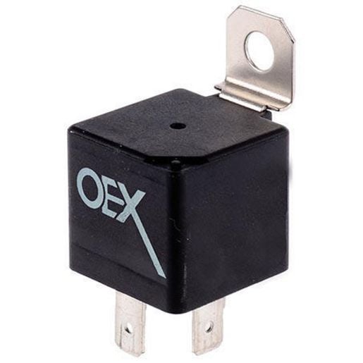 OEX Mini Relay 12V 4 Pin Normally Open 40A - Resistor Protected, Sealed